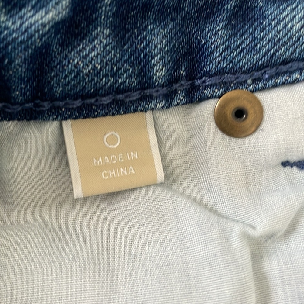 ♥️Michael Kors♥️ Blue Denim Jeans wide leg Capri. Size (0) - Picture 5 of 9
